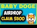 BABY DOGE COIN | CLAIM AIRDROP 500$ | Baby Doge Coin Price analysis