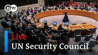 Live: UN Security Council on situation in the Middle East | DW News