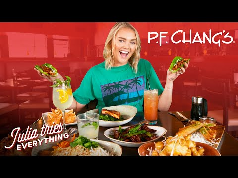 Trying ALL Of P.F. Chang's Most Popular Menu Items