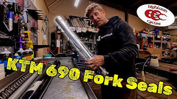 KTM 690 Fork Seals How To | Step by Step guide to ktm 690 fork seals