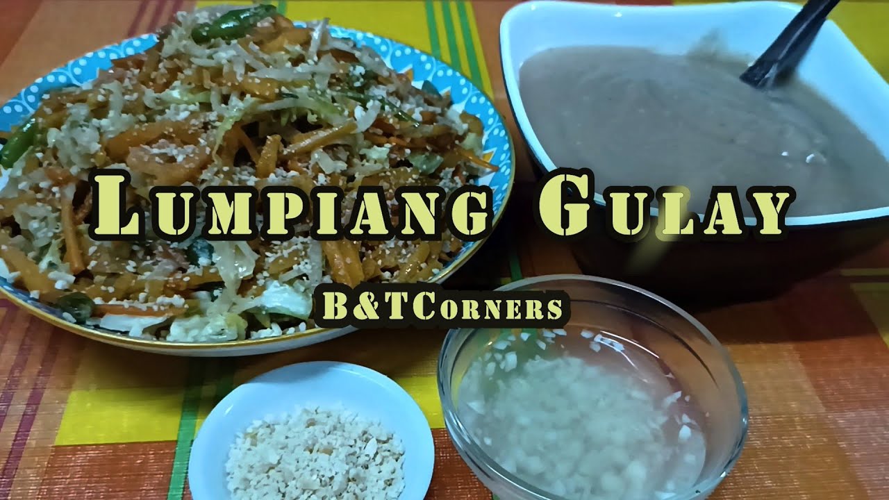 Lumpia Gulay w/ Peanut Butter Sauce B&TCorners the Healthy living way