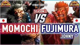 SF6 🔥 Momochi (Akuma) vs Fujimura (Akuma) & Johny (Marisa) 🔥 SF6 High Level Gameplay