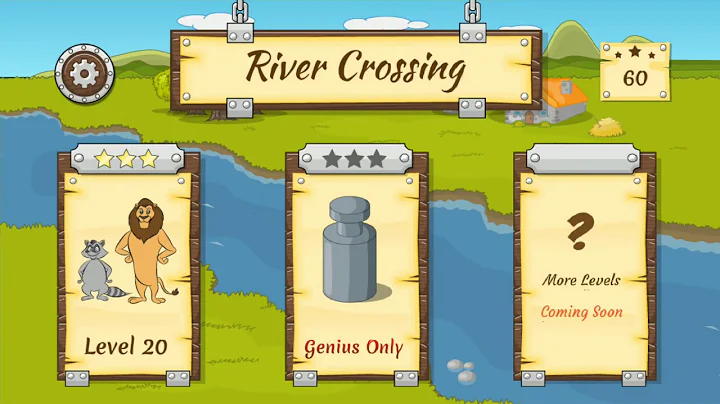 River Crossing Level Genius Only Solution