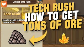 TECH RUSH and How to get a TON OF ORE in Legend of Mushroom screenshot 4