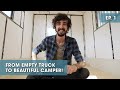 We're Turning an Empty Truck into a Beautiful Tiny Home! | Box Truck Camper Van Conversion (Ep. 1)