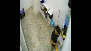 Egg Explodes in Girl's Face, Coworkers Rush to Help