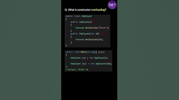 What is Constructor overloading ?