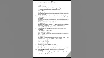 revision | three dimensional geometry | plane & straight lines #ncert