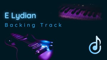Soulful Lydian guitar backing track in E