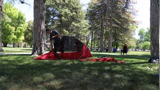 Tammock Set Up Timelapse - Hammock Tent
