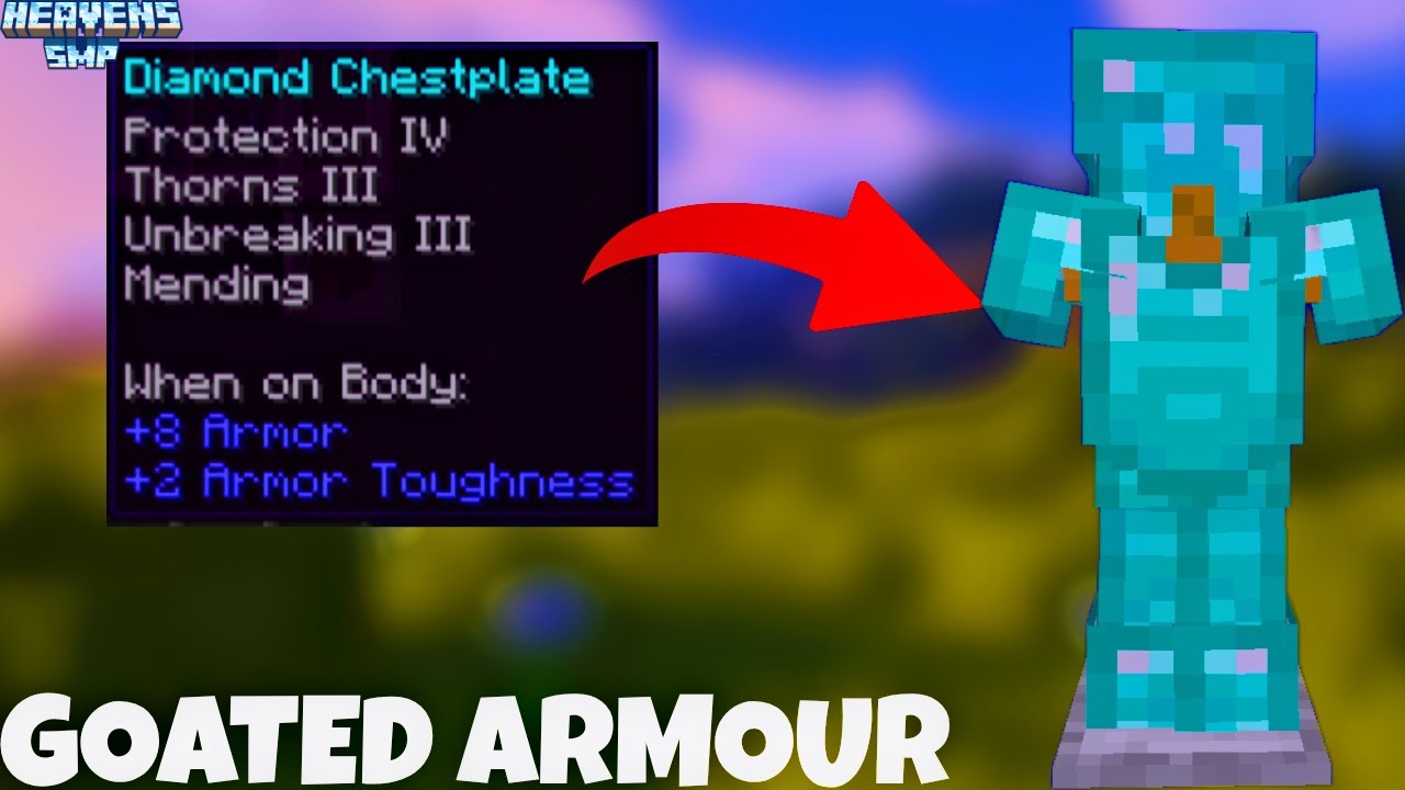 CREATED ONE OF THE STRONGEST ARMOR IN SMP|| HEAVENS SMP #4 - YouTube