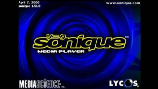Sonique Media Player Startup (2000) screenshot 3