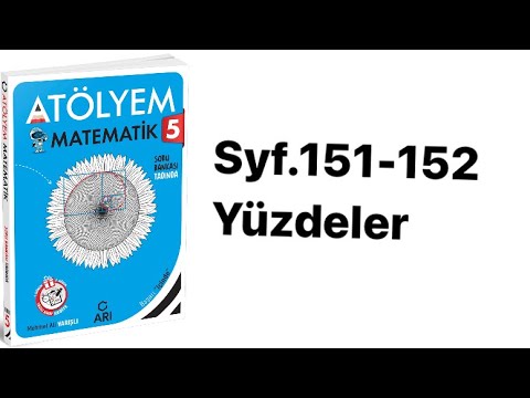 5.SINIF ATÖLYEM S.151-152 YÜZDELER