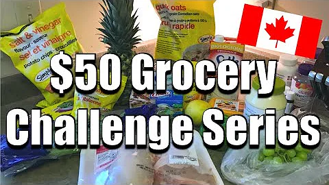 #3- Extreme Canadian $50 Grocery Budget Challenge- building a food storage with $50 per week
