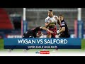 French scores hat-trick as Warriors hammer Red Devils | Wigan vs Salford | Super League Highlights