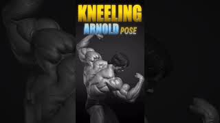 learn kneeling arnold pose 🔥#pankufitness #bodybuildingcompetitionposes