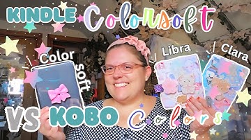 Kindle Colorsoft VS Kobo Colors ✨️🌙📚🪄