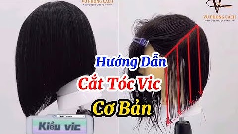 Hướng Dẫn Cắt Tóc Vic ( Ngang Chúi ), Đăng Ký Kênh( Học Nghề Tóc )Để Xem Nhiều Video Hơn #HocNgheToc