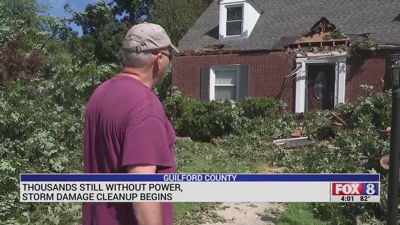 Thousands still without power in Guilford County as storm cleanup ...