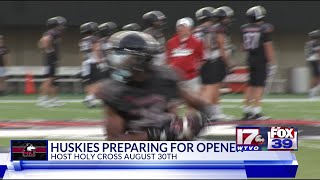 NIU Huskies going hard in camp preparing for the football season