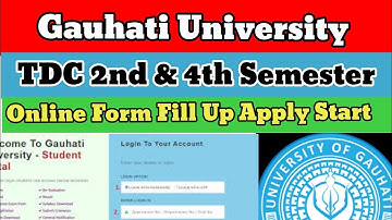 TDC 2nd & 4th Sem Exam Form Fill Up Notification Out | Keyan Tech 🔥⚡