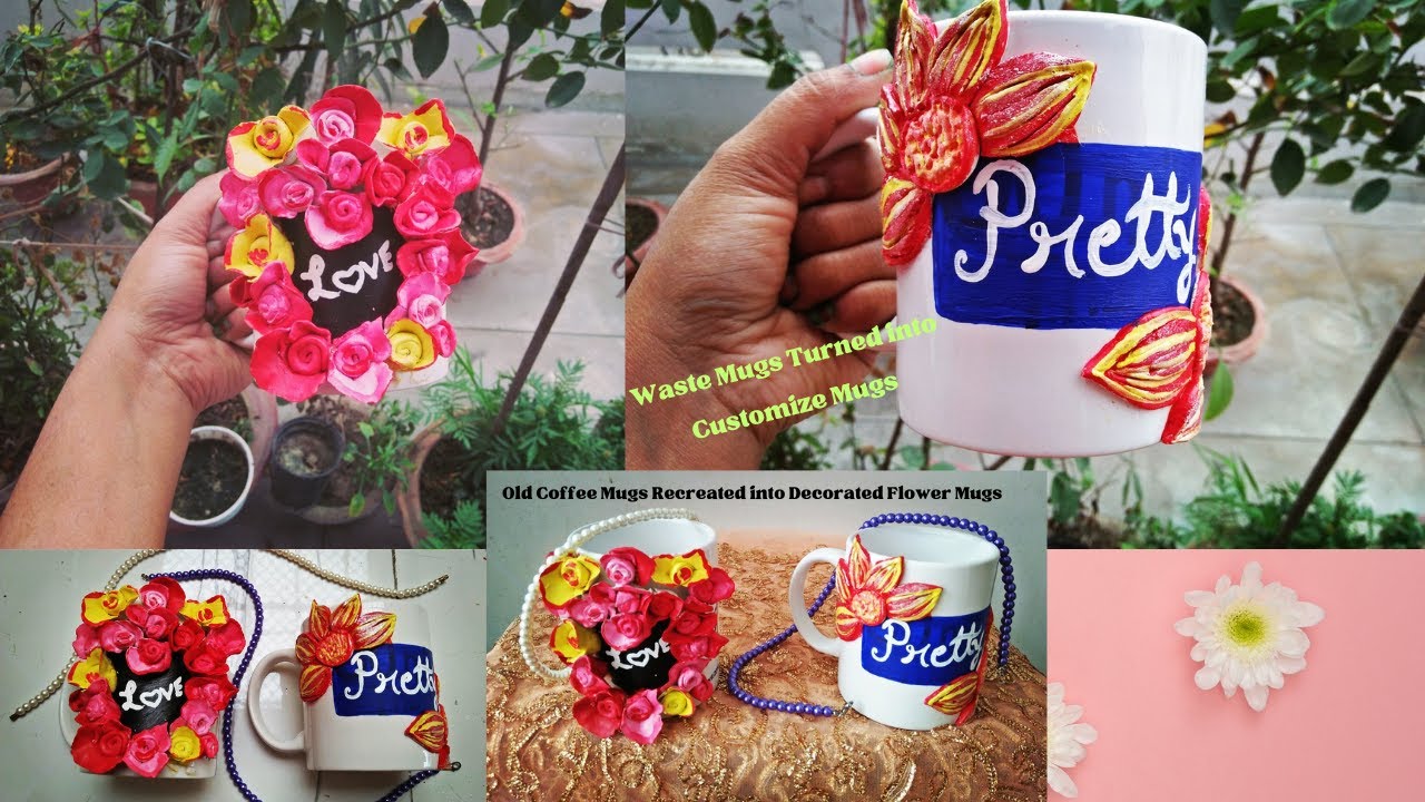 easydiy recreated Old Coffee Mugs customize Mugs recyclingcraft easydiy recreated old coffee mugs customize mugs recyclingcraft