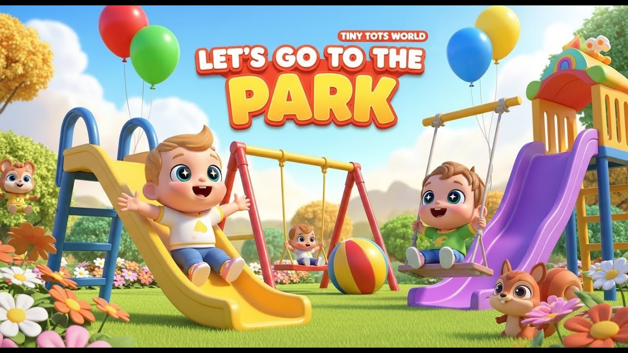Toddler Outdoor Adventure Song 🌳 | Let’s Go to the Park