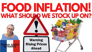 Food Inflation! What Should We Stock Up On? #frugal #costoflivingcrisis #shop #pantryorganization