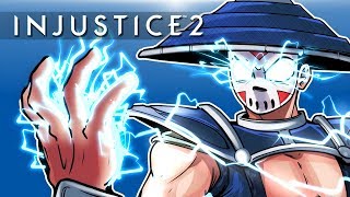 INJUSTICE 2 - RAIDEN CHARACTER DLC! Vs Cartoonz!