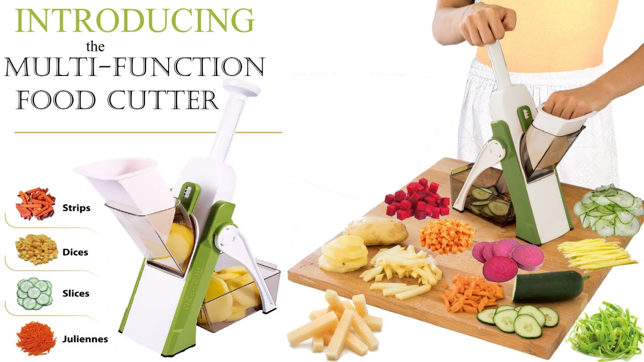 Once for All's Safest Mandoline Slicer with 4 Cutting Modes & 40 Thickness to & 