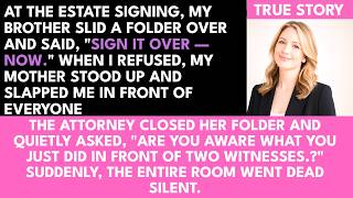 Information My Brother Forged Grandma's Signature to Steal the Estate — Then the Attorney Re... | Cherry Revenge News