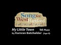 1st  song for west hartford connecticut my little town by kamran batchelder for lyrics click 