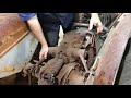 Removing our ferguson tea20 hydraulic lift cover