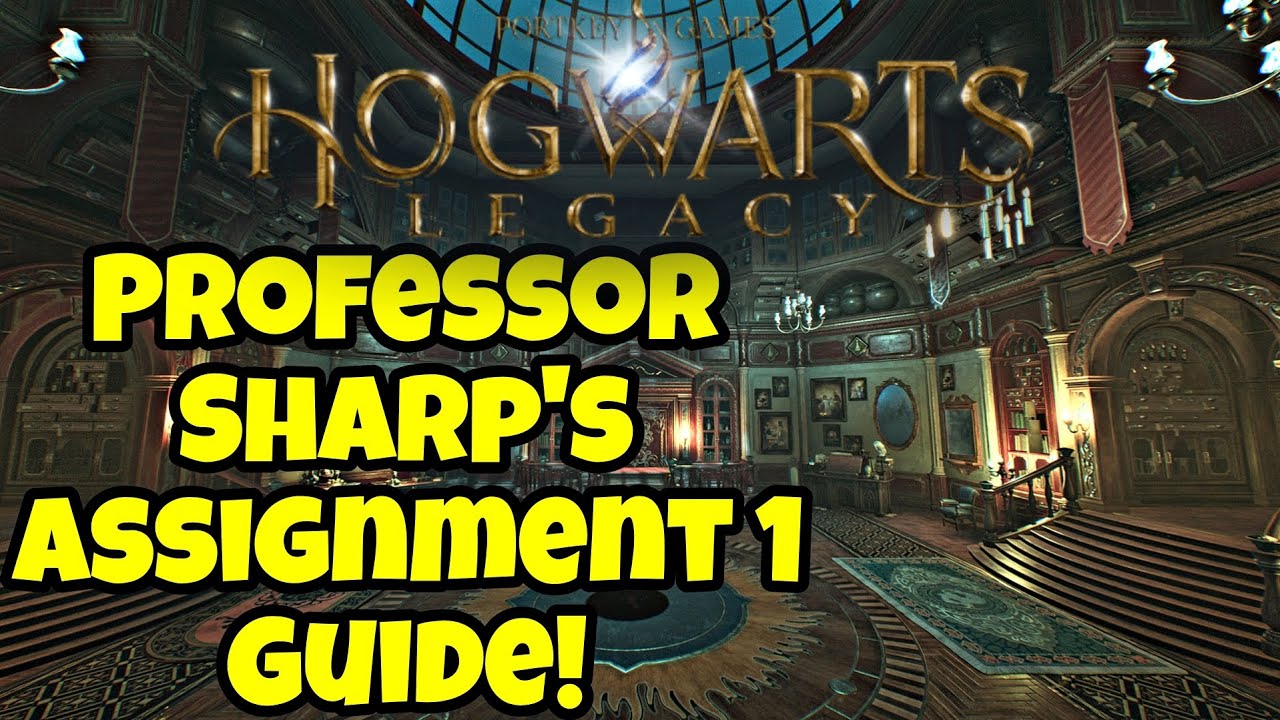 how to complete professor sharp's assignment 1