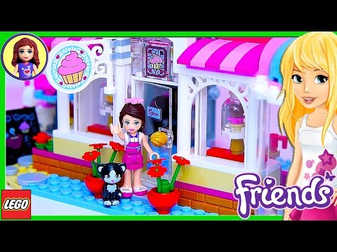 Lego Friends Heartlake Supermarket Build and Silly Play. 