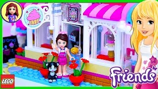 Lego Friends Heartlake Cupcake Café Set Build Review Play - Kids Toys screenshot 5