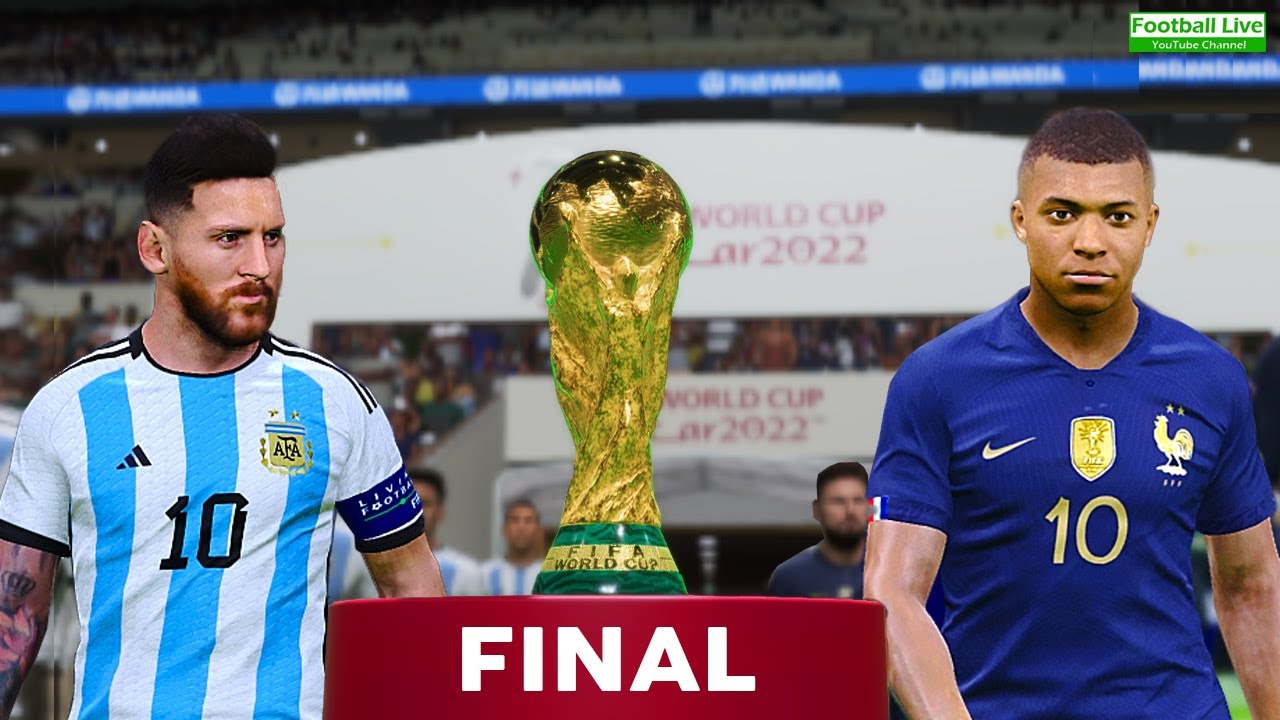 Argentina Vs France - FINAL FIFA World Cup Qatar 2022 Messi vs Mbappe PES 2021 Gameplay