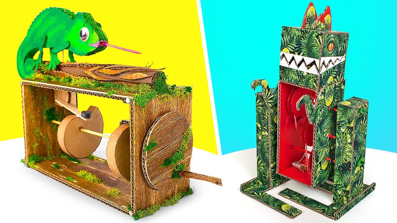 Cool DIY Toys You Can Create At Home DIY Crafts From Cardboard YouTube