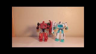 Transformers Ironhide VS Shattered Glass Ratchet Stop Motion