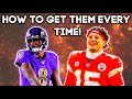 HOW TO GET MAHOMES OR LAMAR EVERY TIME IN A FANTASY DRAFT | Madden 21 Tips Video