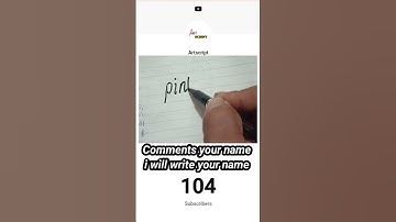 SHARE YOUR LOVELY NAMES 🌹📝🥰#calligraphy #drawingyourname