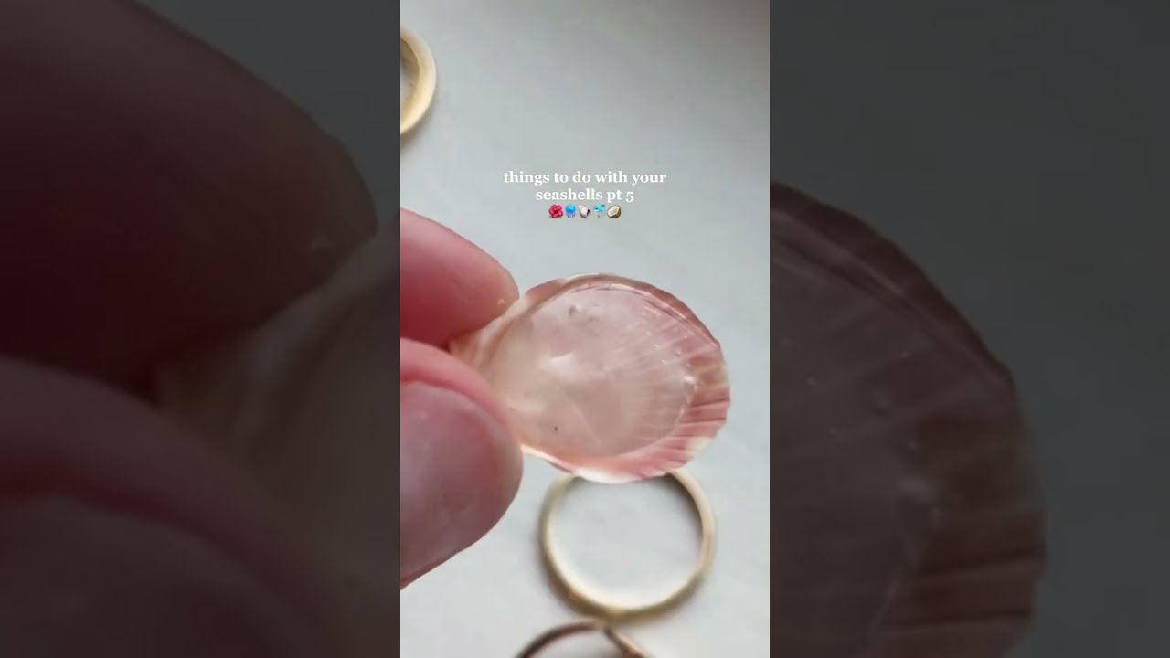Seashell Jewelry Making Youtubeshorts Beachlife Beach Ocean Crafts Diy