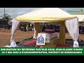 Inhumation du rvrend pasteur koua jeanclaude kinimo