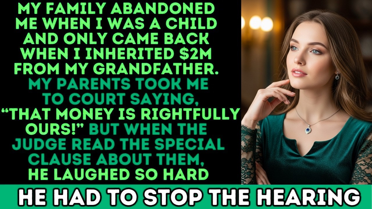 My Family Sued Me for $2M Inheritance — But When the Judge Read the Will, He Laughed