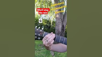 Thumbnail of Who´ll Stop The Rain? Creedence Clearwater Revival Acoustic Guitar Chords Tutorial #1