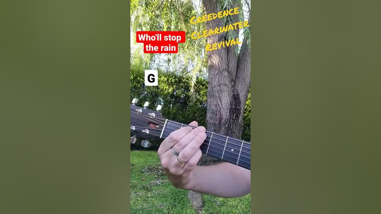 Who´ll Stop The Rain? Creedence Clearwater Revival Acoustic Guitar Chords Tutorial #1