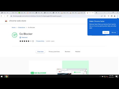 Gblocker GoBlocker adware-type extension removal. - YouTube
