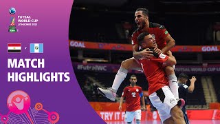 Egypt v Guatemala | FIFA Futsal World Cup 2021 | Match Highlights