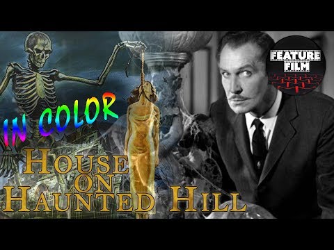 HAUNTED HOUSE | HORROR MOVIE: HOUSE ON HAUNTED HILL full movie IN COLOR | WHO KI