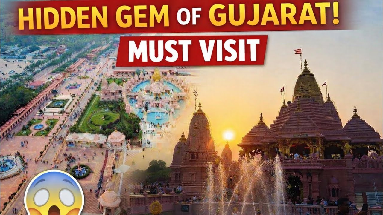 Poicha Swaminarayan Temple Travel Guide 2026 | Gujarat’s Most Beautiful Temple 😍